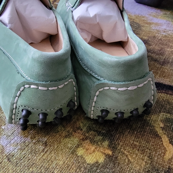 Laurent Effel Green Loafers Size 6.5 - Picture 5 of 8